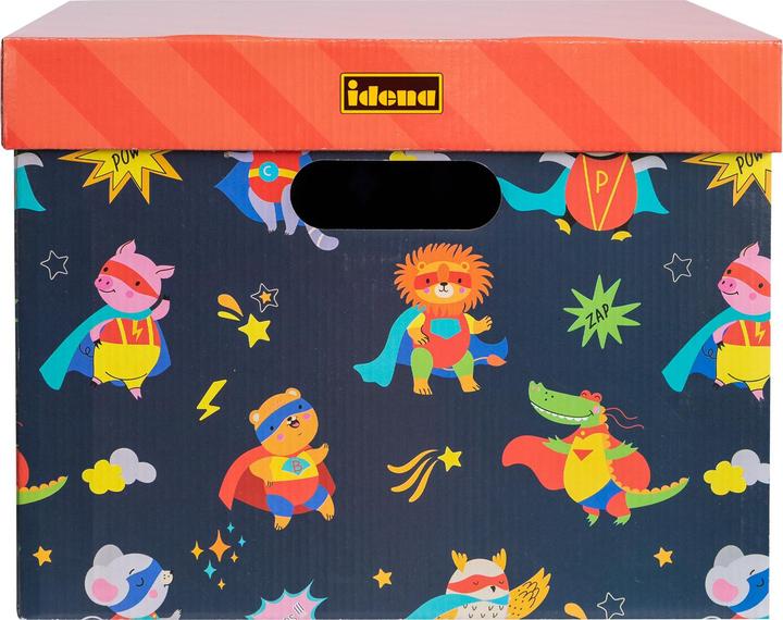 Produktbild Idena 2 Spielzeugkisten bunt 33,0 x 35,0 x 25,5 cm