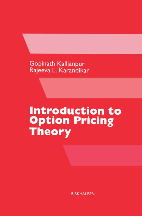 Energy Label Introduction to Option Pricing Theory (Rajeeva L. Karandikar, Gopinath Kallianpur, 2012)