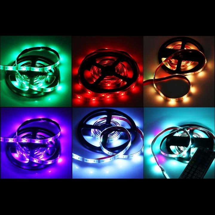 Produktbild Ueli Express 4 x 50cm RGB LED TV Hintergrundbeleuchtung mit Fernbedienung (RGB, 200 cm, Indoor)