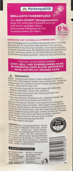Produktbild Réell‘e Expert EXPERT Tönungsshampoo Silberblond 10.81