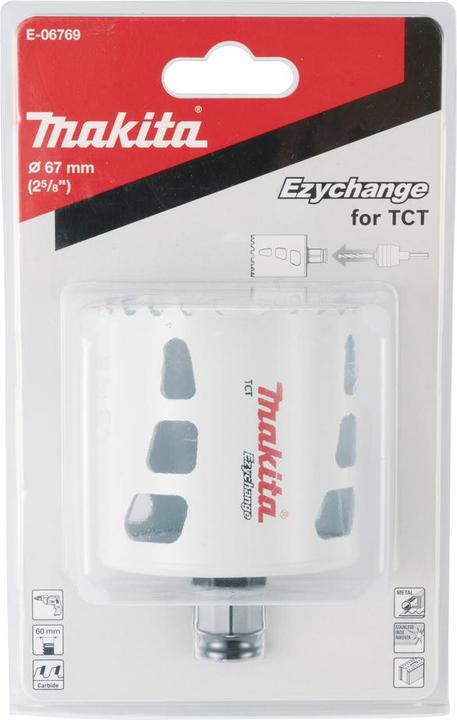 Produktbild Makita EZYCHANGE TCT-Lochsäge 67mm (67 Millimeter)