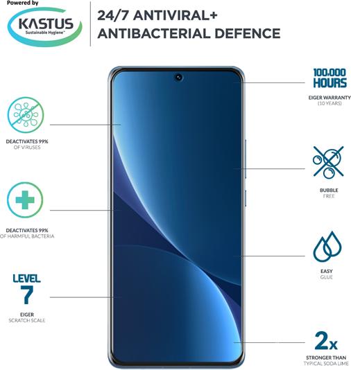 Immagine prodotto Eiger Mountain Glass Clear Edge (1 Pezzo/i, Xiaomi 12 Pro, Xiaomi 13 Pro)