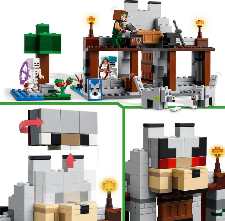 Image du produit LEGO 21261 La forteresse des loups (21261, LEGO Minecraft)