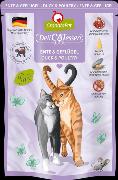 Actual product image Granatapet Delicatessen Pouch Ente & Geflügel 85 g (Adult, 1 pcs., 85 g)