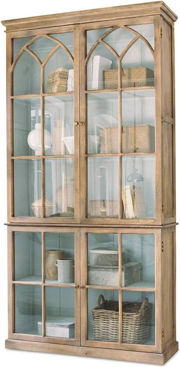 Loberon Armoire Garrard brun antique/gris clair