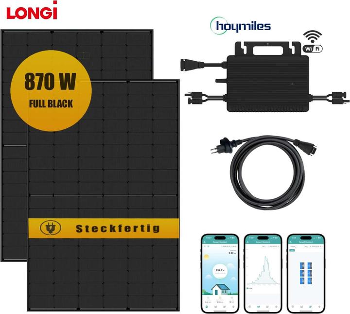 Immagine prodotto Supersolar Balkonkraftwerk-Set (870 W)