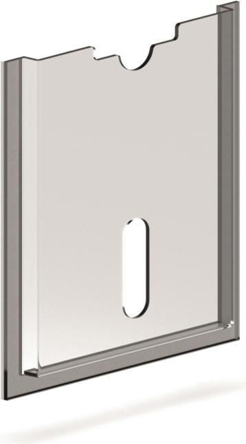 Image du produit Elmeko Pochette de plan de commutation DIN A6 verticalPlastique transparent ST-B6