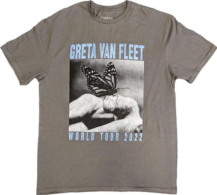 Greta Van Fleet World Tour Butterfly TShirt