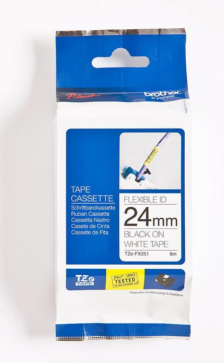 Produktbild Brother Tze-Fx251 (2.40 cm, Schwarz)