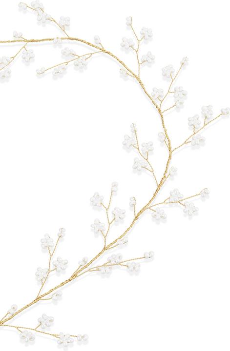 Produktbild Trisa Celebride Drahtdekoration Perlenblüten Gold