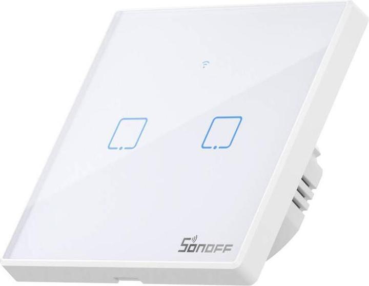 Image du produit Sonoff Smart Switch WiFi RF 433 T2 UE TX (2-channel) updated