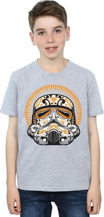 Immagine prodotto Star Wars Stormtrooper Dia De Los Muertos Maglietta Ragazzi (140, 146)