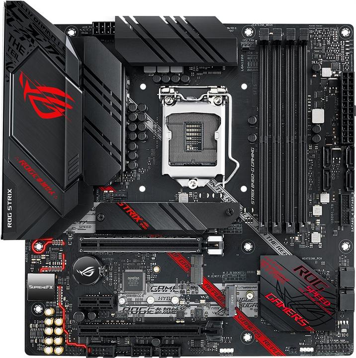 Produktbild ASUS ROG STRIX B460-G GAMING (LGA 1200, Intel B460, mATX)