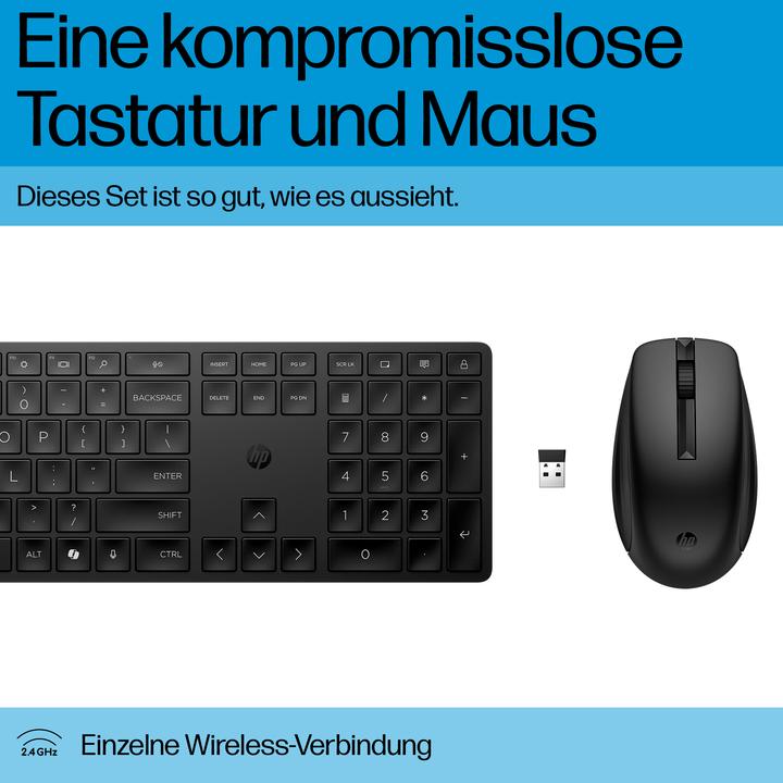 Productafbeelding HP 655 Draadloze KB/MSE Combo WHT Duitsland (DE, Draadloze)