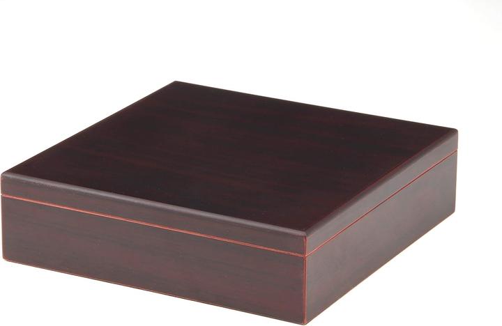 Actual product image Big Smoke Humidor brown, humidifier, hygrometer, one divider, 30 cig (30)