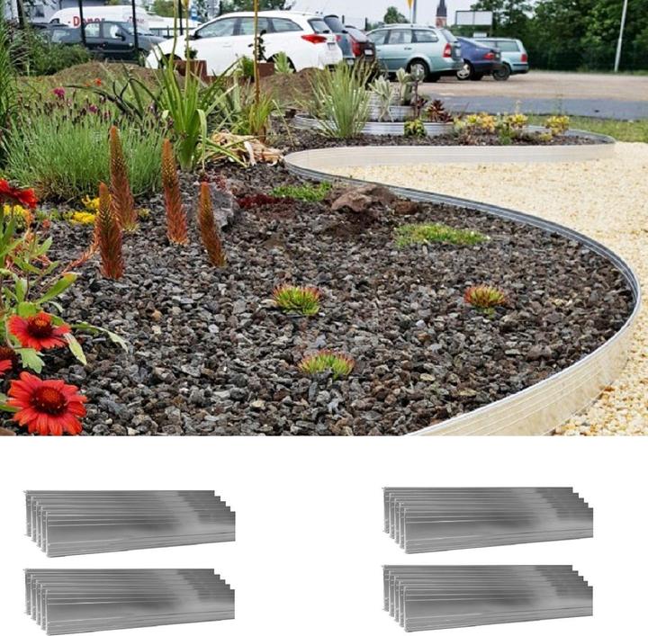 Produktbild Green Split Ultra Starke Alu Rasenkanten 5m 10m 15m 20m 25m 30m 10100cm oder 14x100cm oder 24x100cm (100 cm)