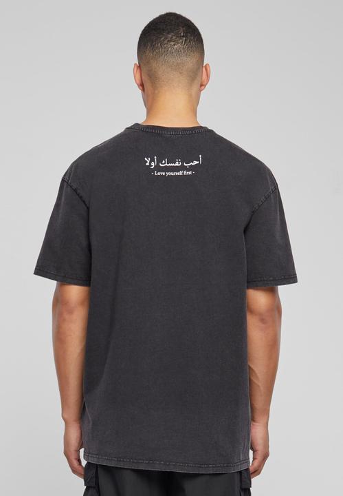 Image du produit Merchcode Love Yourself First Acid Washed Heavy Oversize Tee - 105781 (L)