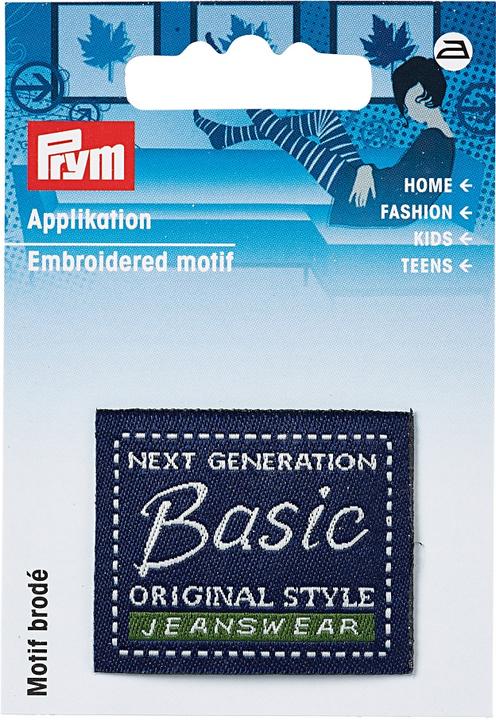 Immagine prodotto Prym Applicazione etichetta jeans, quadrato, stile originale di base (1 x)