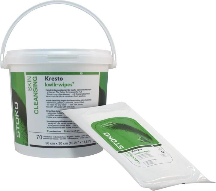 Produktbild Stoko Kresto Kwik-Wipes (Flüssigseife, 70 Stück)