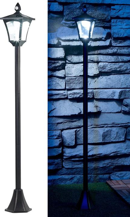 Image du produit Royal Gardineer Lanterne de jardin solaire à LED avec capteur PIR et crépusculaire (IP44)