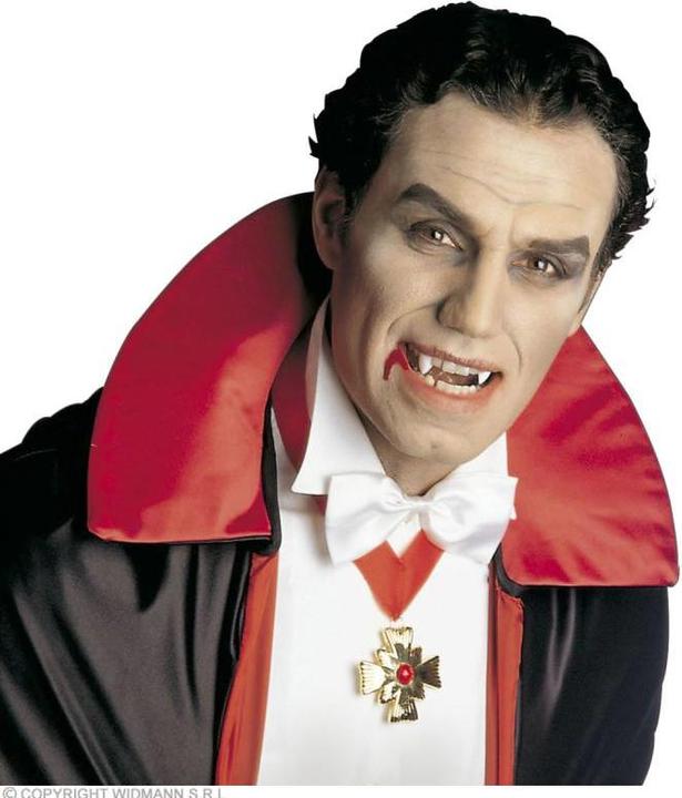 Actual product image Widmann Vampire teeth with adhesive cream