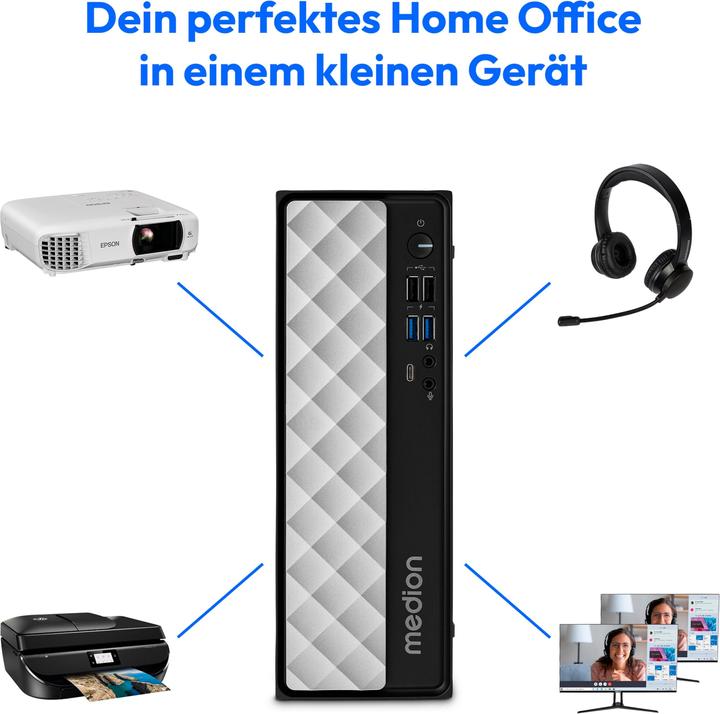 Produktbild HP MEDION T80 (MD35426) i7-12650H 16GB/512GB SSD Win11 (Intel Core i7-12650H, 16 GB, 512 GB)