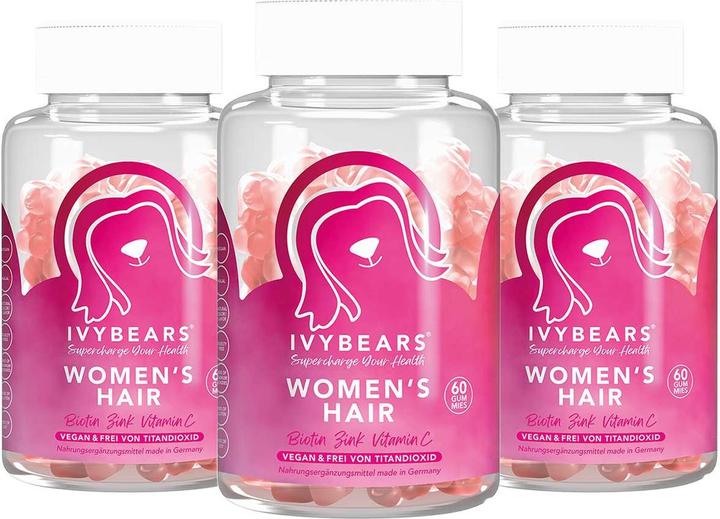 IVYBears Hair vitamins for women (3 Piece, Gummies, 150 g)