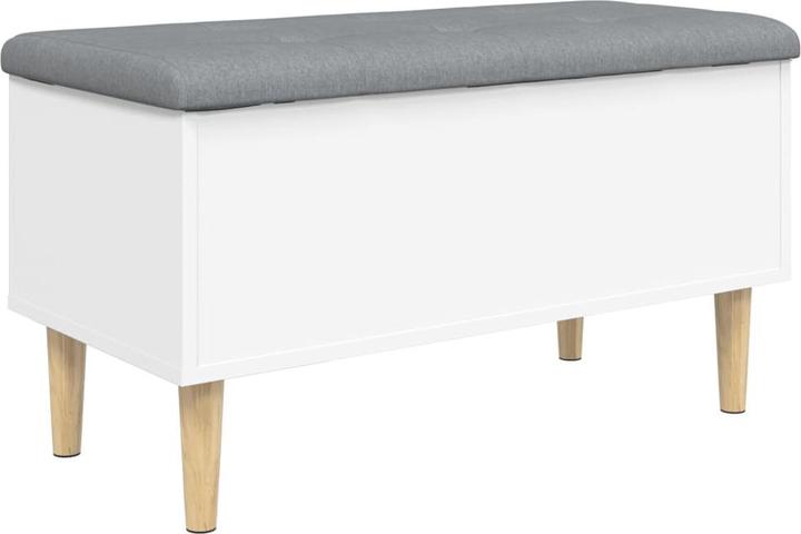 Immagine prodotto VidaXL Panca con vano portaoggetti Bianco 82x42x46 cm (82 cm)
