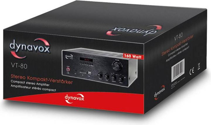 Actual product image Dynavox VT80 Stereo Compact Amplifier (Amplifier)