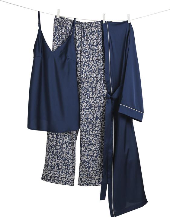 Vertbaudet 3-teiliges Homewear-Set für Schwangerschaft und Stillzeit, Glanz-Jersey