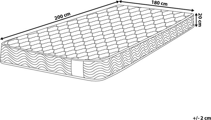 Actual product image Beliani Bliss (180 x 200 cm, Spring core)