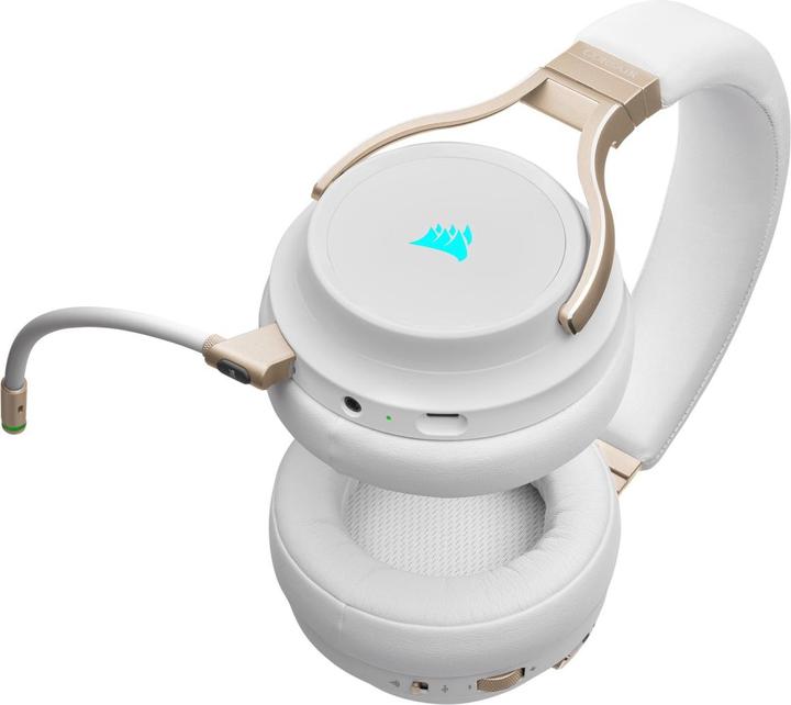 Produktbild Corsair Virtuoso Wireless Pearl (Kabellos, Kabelgebunden)