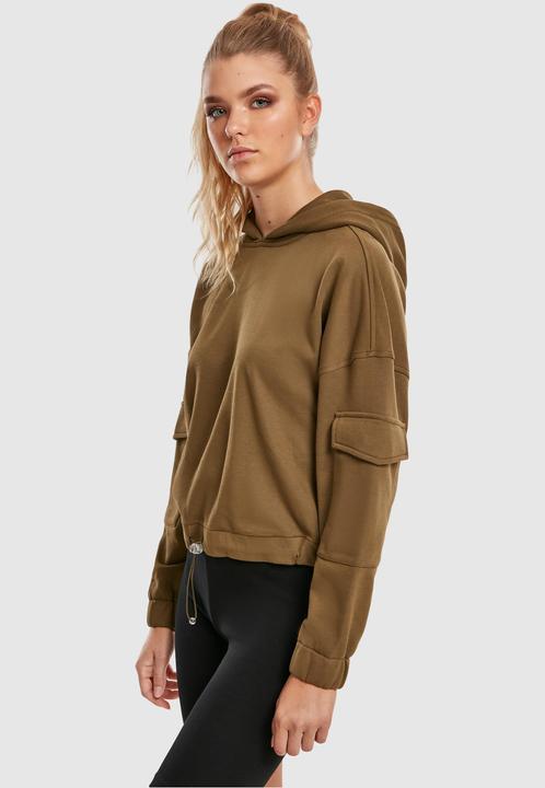 Immagine prodotto Urban Classics Felpa da lavoro corta da donna con cappuccio (4XL)