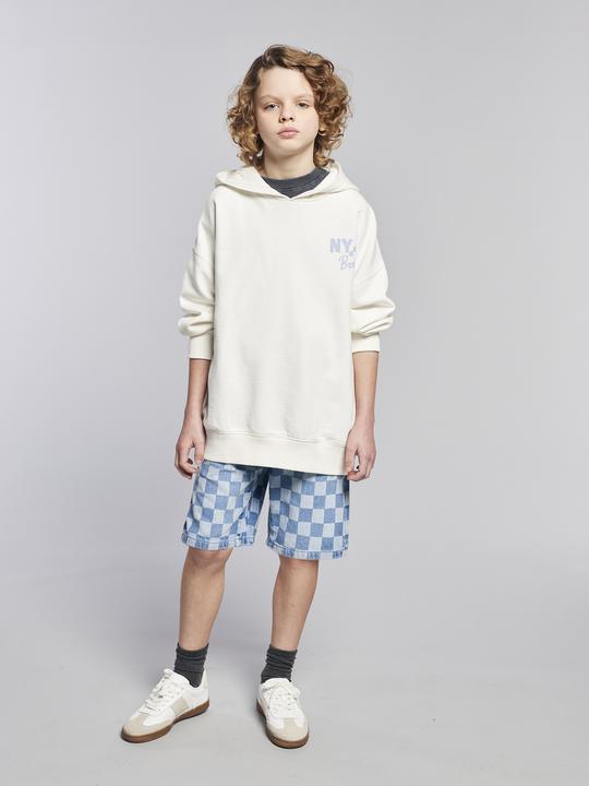 Produktbild Jonen Jungen Jeans-Bermudas mit Schachbrettmuster in Loose-Fit (158)