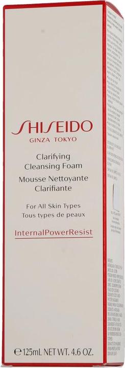 Immagine prodotto Shiseido Schiuma detergente chiarificante (Panni pulizia, 125 ml)