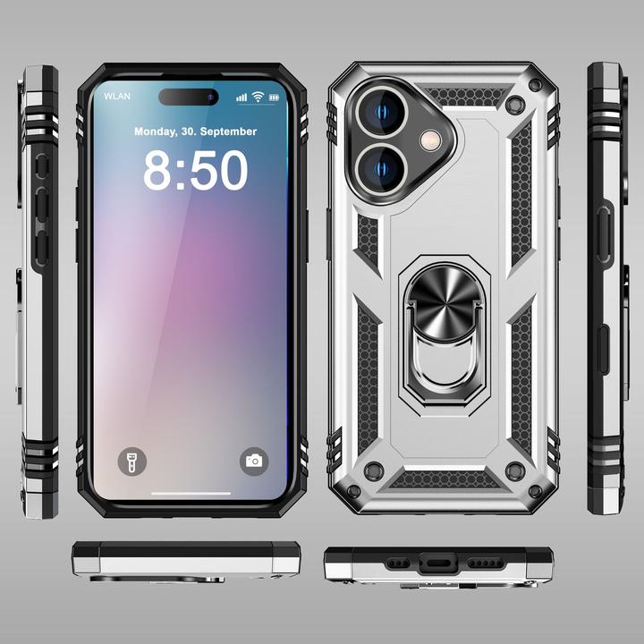 Image du produit Nalia Étui antichoc Military-Style Ring (Apple iPhone 16 Plus)