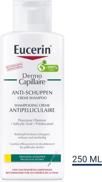 Produktbild Eucerin DermoCapillaire Anti-Schuppen Creme Shampoo (250 ml, Flüssiges Shampoo)