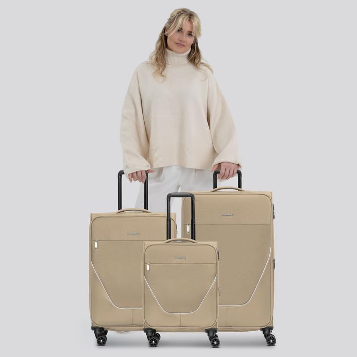 Image du produit Stratic taska Set de valises à 4 roulettes 3pcs avec soufflet extensible (233 l, XL (à partir de 115l))