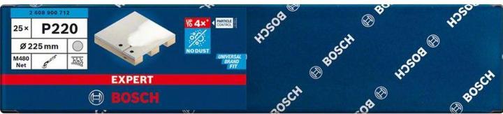 Immagine prodotto Bosch Professional Zubehör Expert M480 Rete di levigatura per levigatrice a secco, 225 mm, G 220, 25 pz. (220)