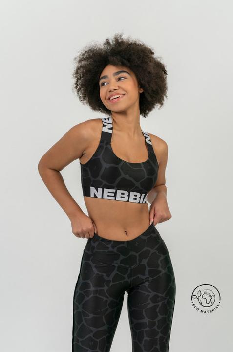 Immagine prodotto Nebbia Leggings a vita alta da donna ispirati alla natura 546 nero (L)