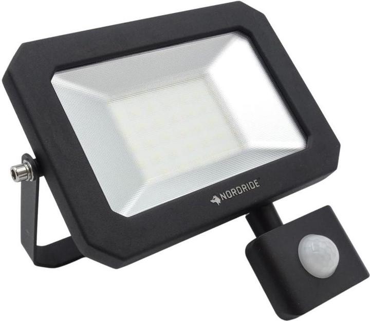 Actual product image Nordride Floodlight FLAT Sensor PIR 30 W, 5000 K, 3300 lm (3300 lm, IP54)