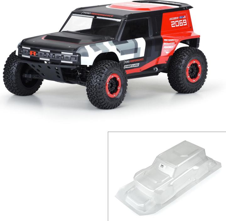 Proline Karosserie Ford Bronco R unlackiert, 1:10