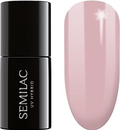 Produktbild Semilac 057 Nude brownish yellow Rose 7ml (057 Nude Rusvai, UV-Gel Lack)