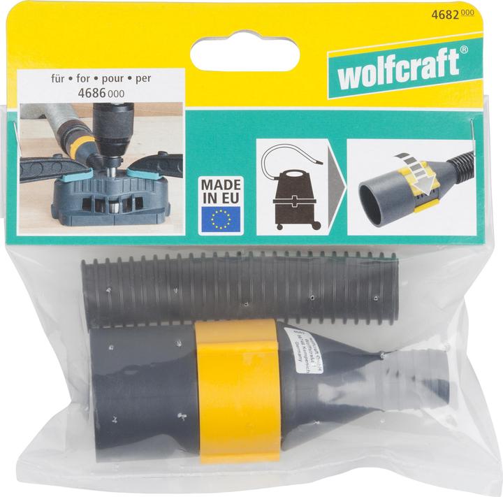 Actual product image wolfcraft Adapter for connecting a hoover (to remove chips, dust)
