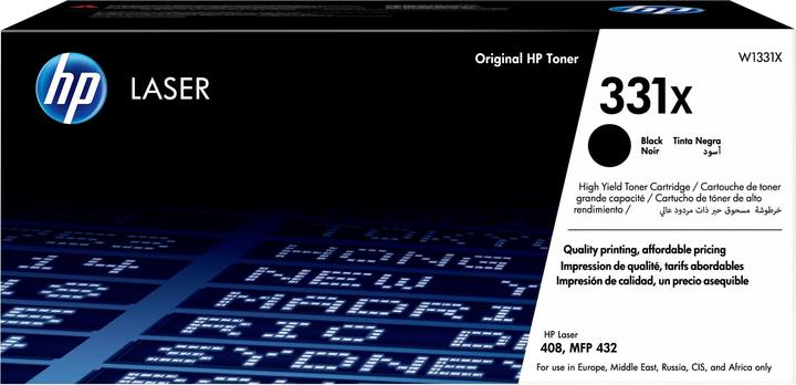 Label énergétique HP W1331X (CF)