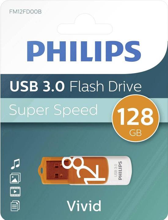 Produktbild Philips Vivid (128 GB, USB 3.0, USB-A)