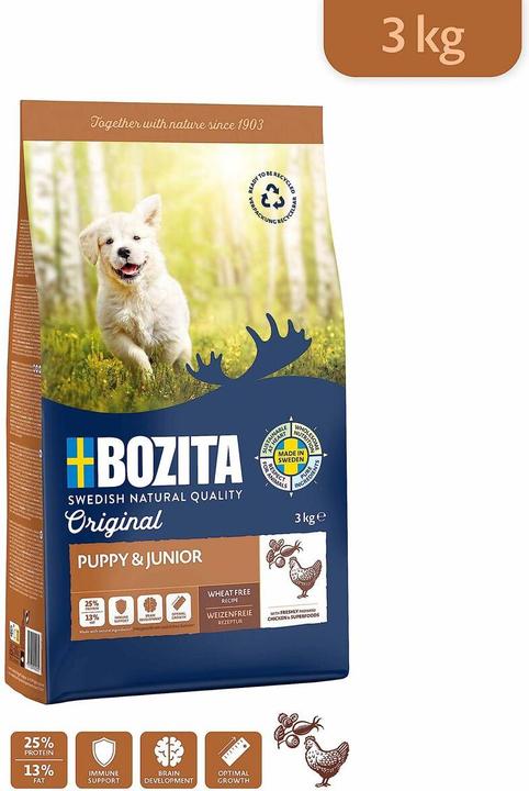 Produktbild Bozita Dog Original Puppy & Junior Weizenfrei (Junior, 1 Stk., 3000 g)