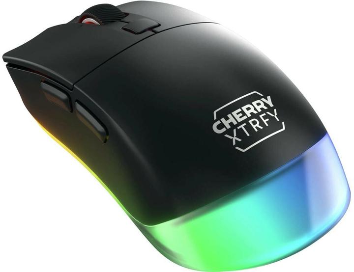 Actual product image CHERRY xtrfy M50 Black Wireless Mouse (Wireless, Cable)