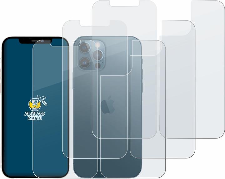 Image du produit BROTECT AirGlass Verre Mat (3 pièce(s), Apple iPhone 12 Pro Max)