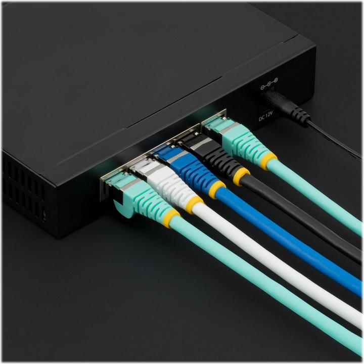 Actual product image StarTech COM 7m CAT6a Cable LSZH 10 Gigabit RJ45 LAN Cable SFTP Patch Cable CAT6a Installation Cable Abgesc (S/FTP, CAT6a, 7 m)